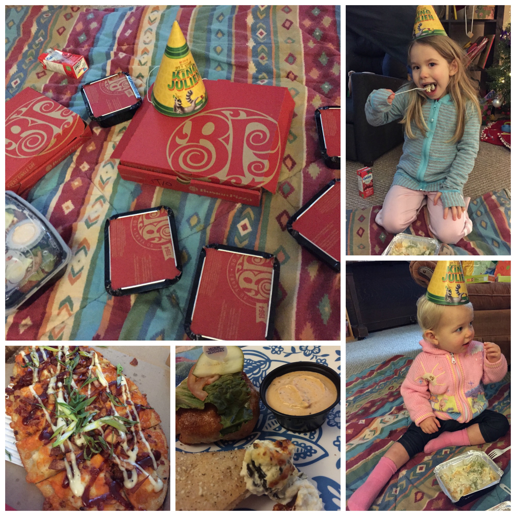 Boston Pizza Picnic Collage